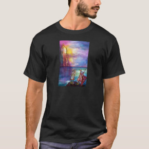 PENDRAGON Medieval Knachten, Lake Sunset, Fantasy T-shirt
