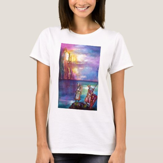 PENDRAGON Medieval Knachten, Lake Sunset, Fantasy T-shirt (Voorkant)