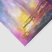 PENDRAGON Medieval Knachten, Lake Sunset, Fantasy Tissuepapier (Detail)