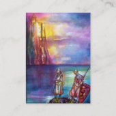 PENDRAGON Medieval Knachten, Lake Sunset, Fantasy Visitekaartje (Achterkant)