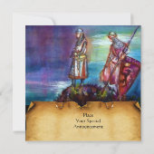 PENDRAGON Medieval Knachten, Lake Sunset, Parchmen Kaart (Achterkant)