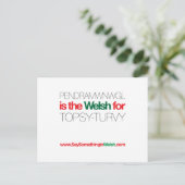 PENDRAMWNWGL BRIEFKAART (Staand voorkant)