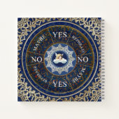 Pendulum board Chart Divation Game Angel Blue Notitieboek (Achterkant)