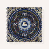 Pendulum board Chart Divation Game Angel Blue Notitieboek (Voorkant)