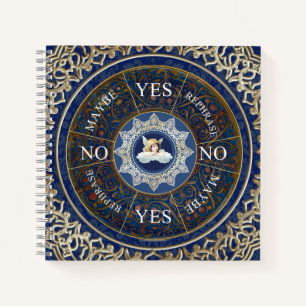 Pendulum board Chart Divation Game Angel Blue Notitieboek