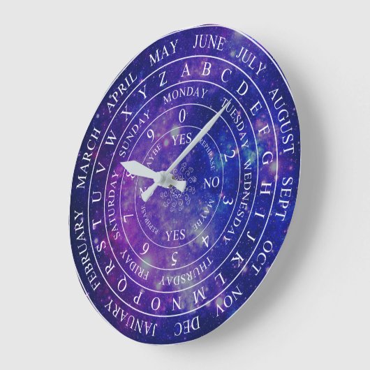 Pendulum Board Chart Divation Game Paarse Space Grote Klok (Hoek)