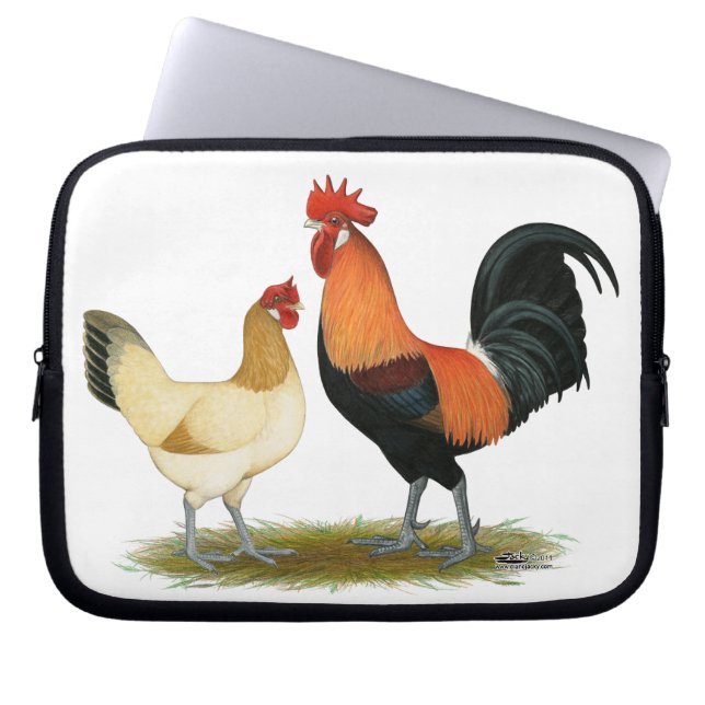 Penedesenca Chickens Laptop Sleeve (Voorkant)