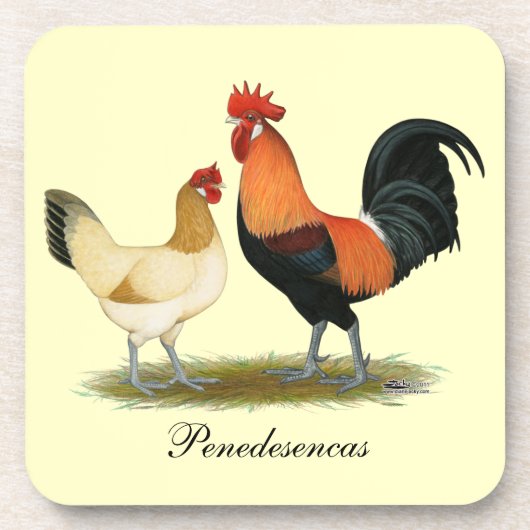 Penedesenca Chickens Onderzetter (Voorkant)