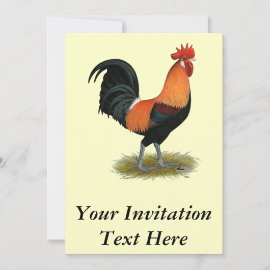 Penedesenca Rooster Kaart (Voorkant)