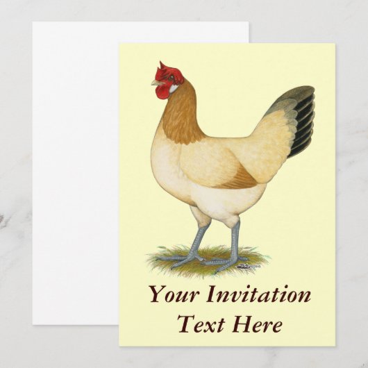 Penedesenca:  Wheaten Hen Kaart (Voorkant / Achterkant)