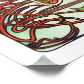 PENELOPE 01 A - Bruiloft Welkomstbord Groot Poster (Hoek)