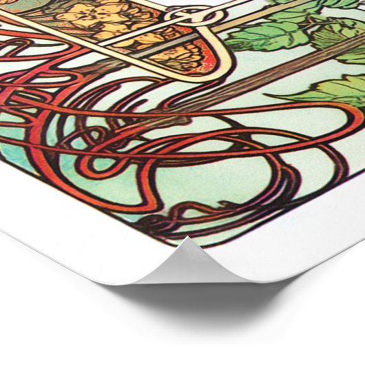 PENELOPE 01 A - Bruiloft Welkomstbord Medium Poster (Hoek)