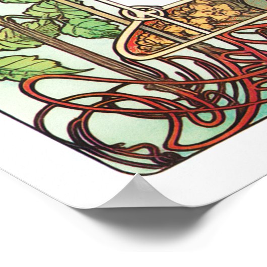 PENELOPE 01 A - Bruiloft Welkomstbord Medium Poster (Hoek)