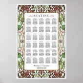 PENELOPE 01 A - Bruiloft Zitkaarten - Groot Poster (Voorkant)