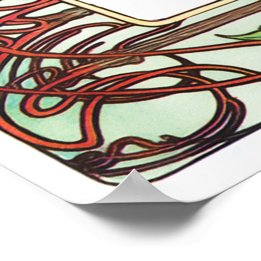 PENELOPE 01 A - Bruiloft Zitkaarten - Groot Poster (Hoek)