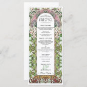 PENELOPE 01 A - Huwelijksvoeding Menu 1 (Voorkant / Achterkant)