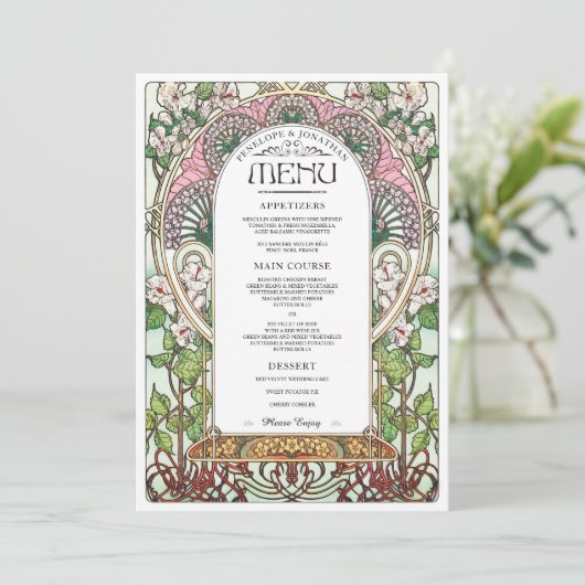 PENELOPE 01 A - Huwelijksvoeding Menu 2 (Staand voorkant)