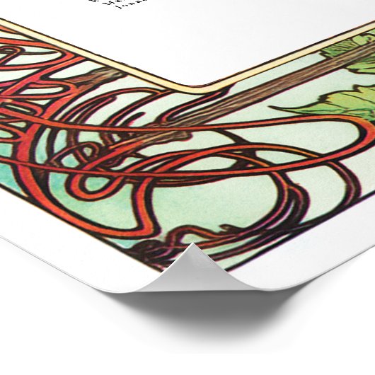 PENELOPE 01 A - Zitkaarten voor bruiloften - Mediu Poster (Hoek)