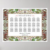 PENELOPE 01 A - Zitkaarten voor bruiloften - Mediu Poster (Voorkant)