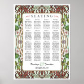 PENELOPE 01 A - Zitkaarten voor bruiloften - Mediu Poster (Voorkant)