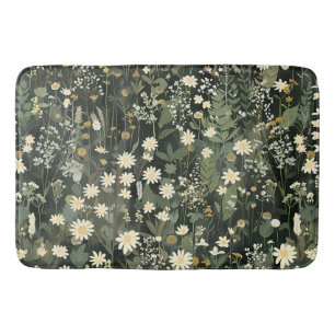 Penelope Dark Daisy Floral Badmat