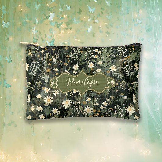 Penelope Dark Daisy Floral Etui