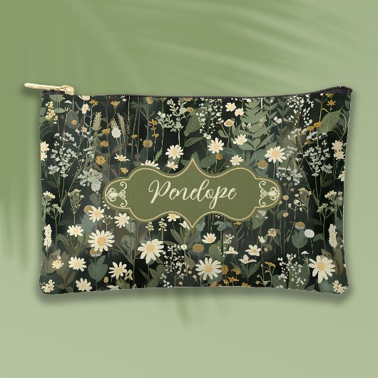 Penelope Dark Daisy Floral Etui