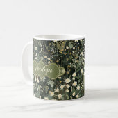 Penelope Dark Daisy Floral Koffiemok (Voorkant links)