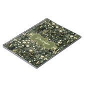 Penelope Dark Daisy Floral Notitieboek (Linkerzijde)