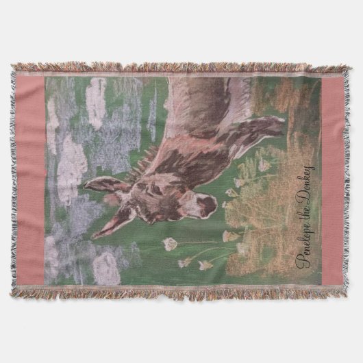 Penelope de ezel deken (Voorkant)