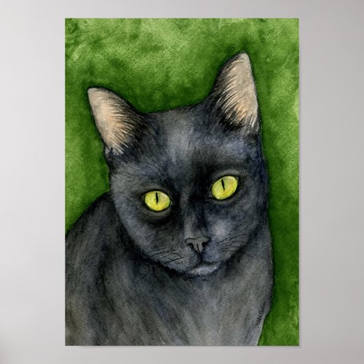 Penelope - De Lucky Black Cat Print (Voorkant)