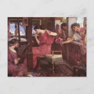 Penelope en de gitaren - John William Waterhouse Briefkaart
