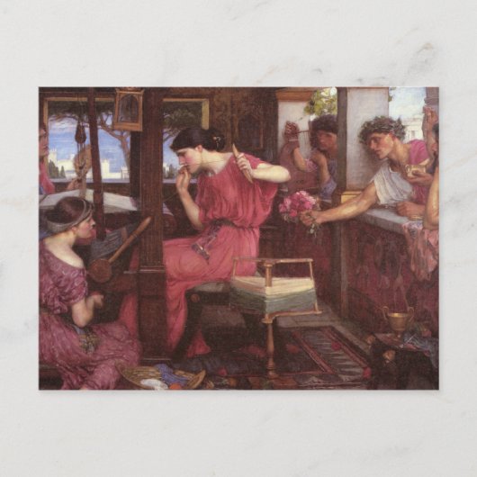 Penelope en de gitaren - John William Waterhouse Briefkaart (Voorkant)
