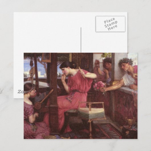 Penelope en haar gitaren briefkaart (Voorkant / Achterkant)