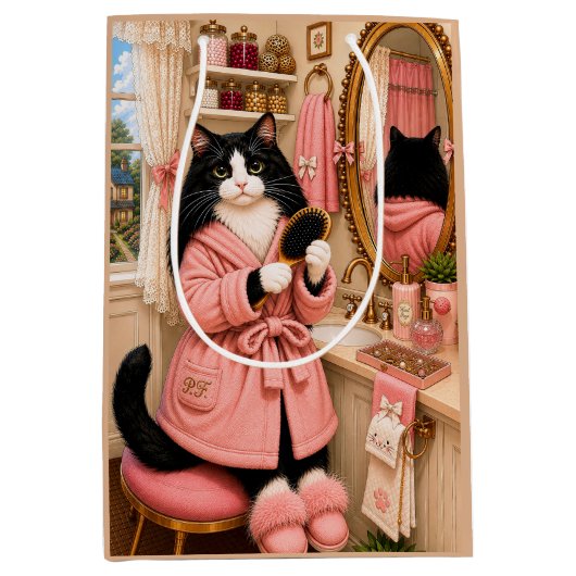 Penelope Feline ,kat  Medium Cadeauzakje (Voorkant)