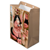 Penelope Feline ,kat  Medium Cadeauzakje (Achterkant Gekanteld)