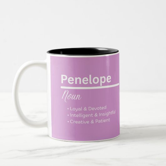 Penelope Meisjesnaam Definitie Mok | Persoonlijk (Links)