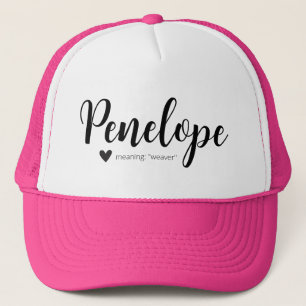 Penelope Naam Betekenis Meisjes Kleding Gepersonal Trucker Pet