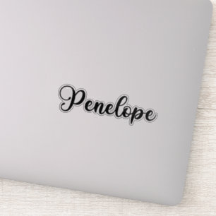 Penelope Naam - Handgeschreven kalligrafie Sticker