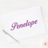 Penelope sticker naam (Envelop)
