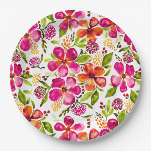 Penelope Watercolor Bloemendesigner Papieren Bordje