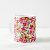 Penelope Waterverf Floral Artistic Koffiemok (Voorkant links)
