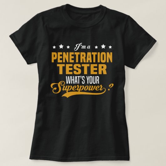 Penetratietest T-shirt (Design voorkant)