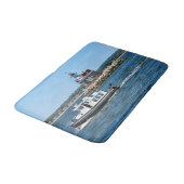 Penfield Reef Lighthouse, Connecticut Bath Mat (Gekanteld)