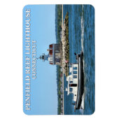 Penfield Reef Lighthouse, Connecticut Flexi Magnet Magneet (Verticaal)