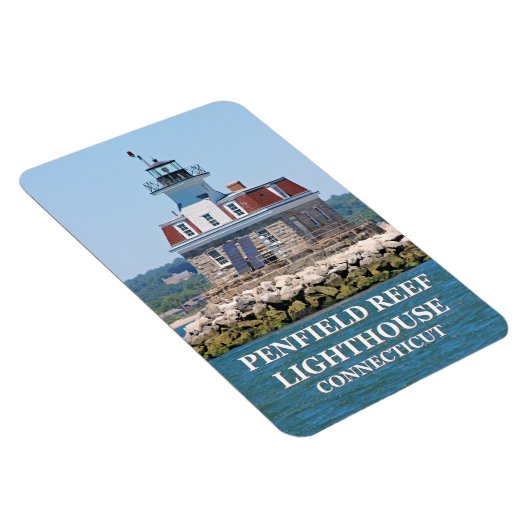 Penfield Reef Lighthouse, Connecticut Flexi Magnet Magneet (Rechterzijde)