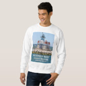Penfield Reef Lighthouse, Connecticut Sweatshirt (Voorkant volledig)