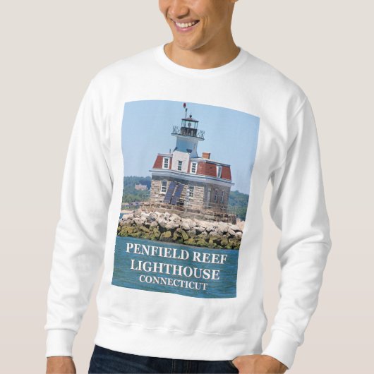 Penfield Reef Lighthouse, Connecticut Sweatshirt (Voorkant)