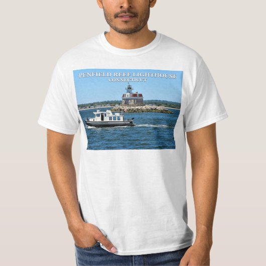 Penfield Reef Lighthouse, Connecticut T-Shirt (Voorkant)