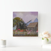 penfield roze plastic flamingo vierkante klok (Huis)